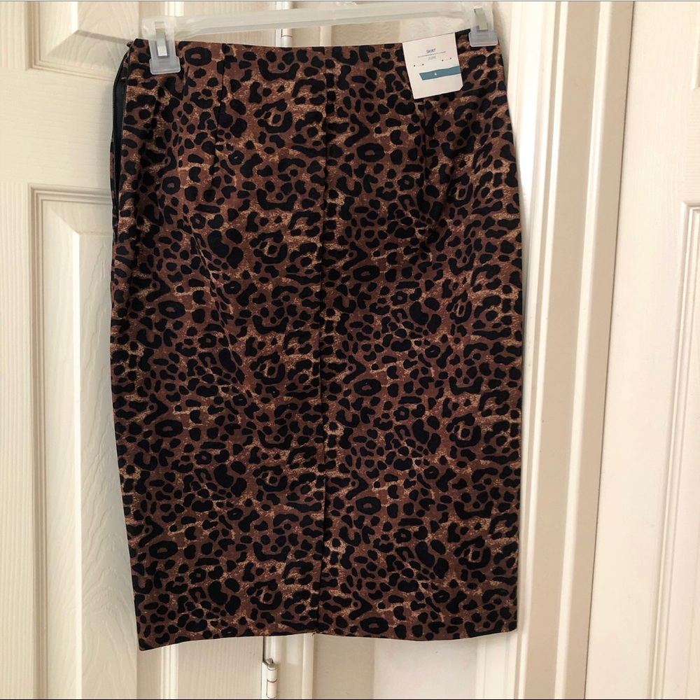 NEW Old Navy Leopard Print Skirt, 4